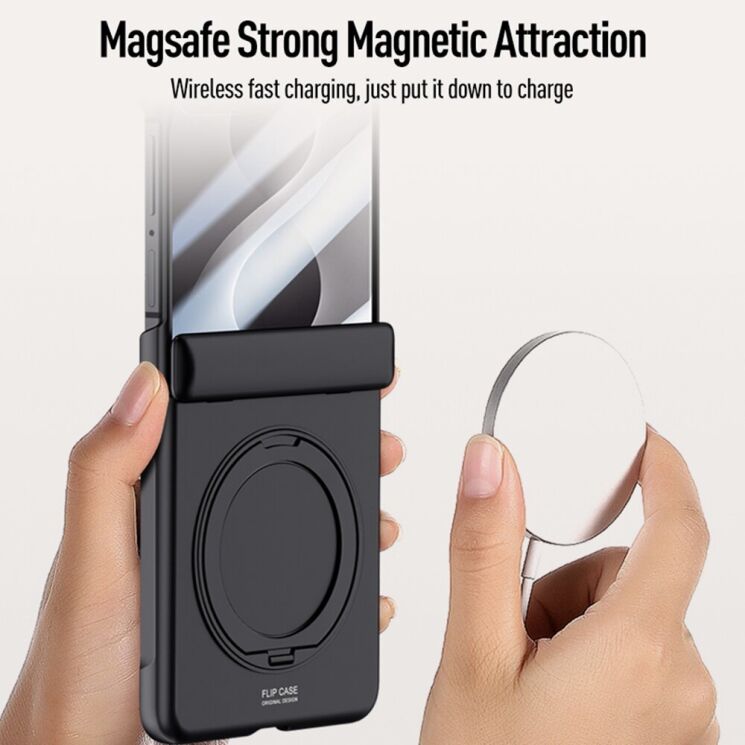 Захисний чохол Reframe Ring Stand Case для Samsung Galaxy Flip 8 - Blue: фото 7 з 9