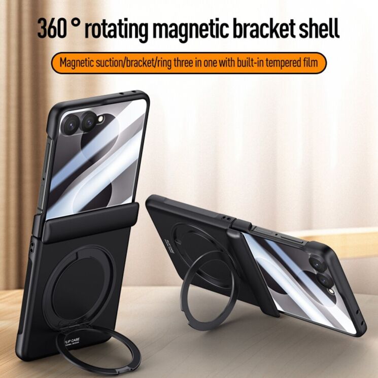 Захисний чохол Reframe Ring Stand Case для Samsung Galaxy Flip 8 - Blue: фото 4 з 9