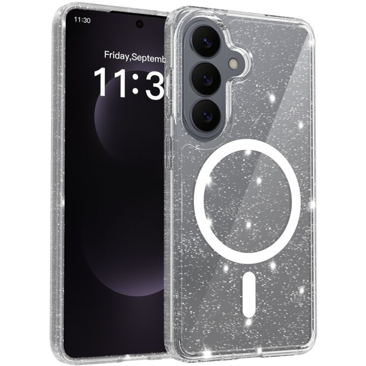 Защитный чехол Reframe Sparkle MagSafe для Samsung Galaxy S26 - Transparent: фото 1 из 8