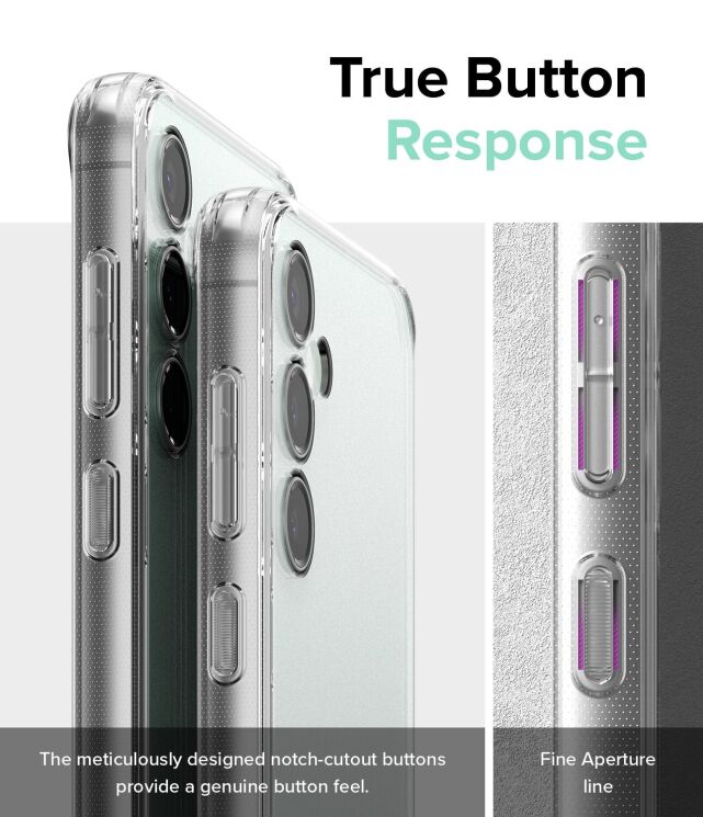 Защитный чехол Ringke Fusion для Samsung Galaxy S23 FE (8809961781995) - Matte Clear: фото 14 из 17