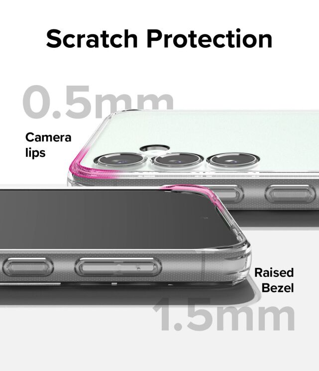 Защитный чехол Ringke Fusion для Samsung Galaxy S23 FE (8809961781995) - Matte Clear: фото 13 из 17