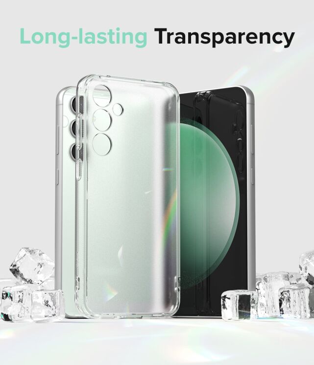 Защитный чехол Ringke Fusion для Samsung Galaxy S23 FE (8809961781995) - Matte Clear: фото 6 из 17