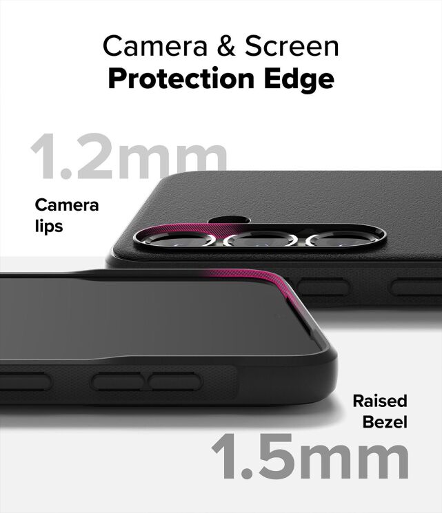 Захисний чохол Ringke Onyx для Samsung Galaxy S25 Plus (S936) 8800274968707 - Black: фото 7 з 12