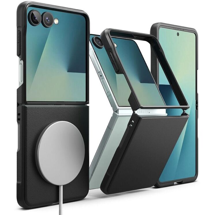 Захисний чохол Ringke Onyx Magnetic (FF) для Samsung Galaxy Flip 7 - Black: фото 4 з 20