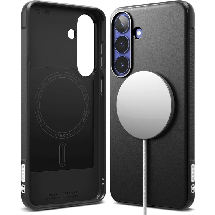 Защитный чехол Ringke Onyx Magnetic (FP) для Samsung Galaxy S26 FE (8800380463837) - Black (412759B) Защитный чехол Ringke Onyx Magnetic (FP) для Samsung Galaxy S26 FE (8800380463837) - Black: фото 3 из 20