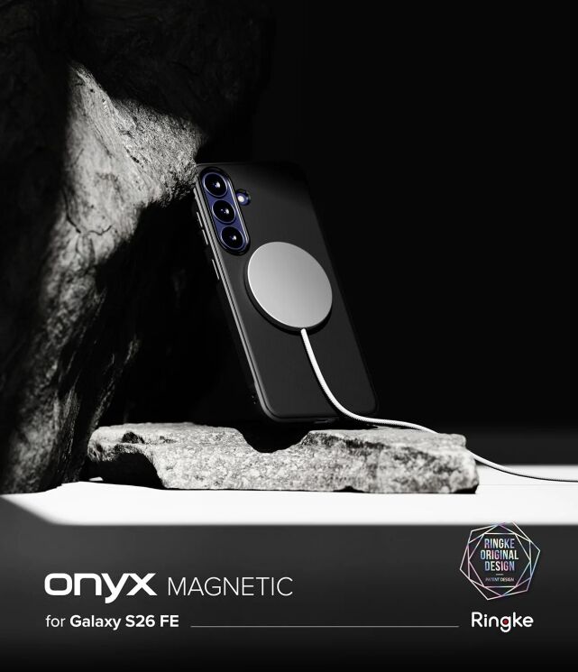 Защитный чехол Ringke Onyx Magnetic (FP) для Samsung Galaxy S26 FE (8800380463837) - Black (412759B) Защитный чехол Ringke Onyx Magnetic (FP) для Samsung Galaxy S26 FE (8800380463837) - Black: фото 6 из 20