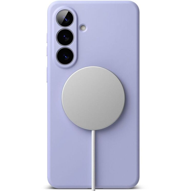 Защитный чехол Ringke Silicone Magnetic для Samsung Galaxy S26 Plus (S947) 8800328815247 - Lavender: фото 3 из 18
