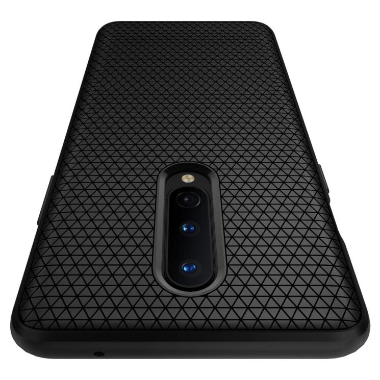 Захисний чохол Spigen (SGP) Liquid Air для OnePlus 8 - Matte Black: фото 5 з 15