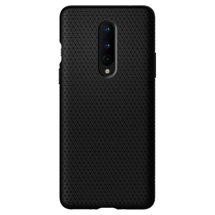 Захисний чохол Spigen (SGP) Liquid Air для OnePlus 8 - Matte Black: фото 2 з 15