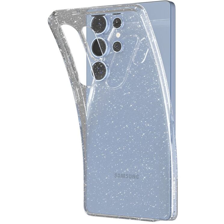 Защитный чехол Spigen (SGP) Liquid Crystal Glitter для Samsung Galaxy S25 Ultra (S938) ACS08950 - Crystal Quartz: фото 3 из 15