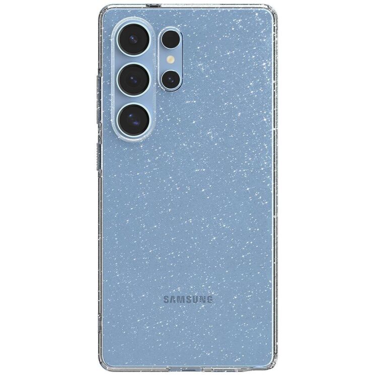 Защитный чехол Spigen (SGP) Liquid Crystal Glitter для Samsung Galaxy S25 Ultra (S938) ACS08950 - Crystal Quartz: фото 2 из 15