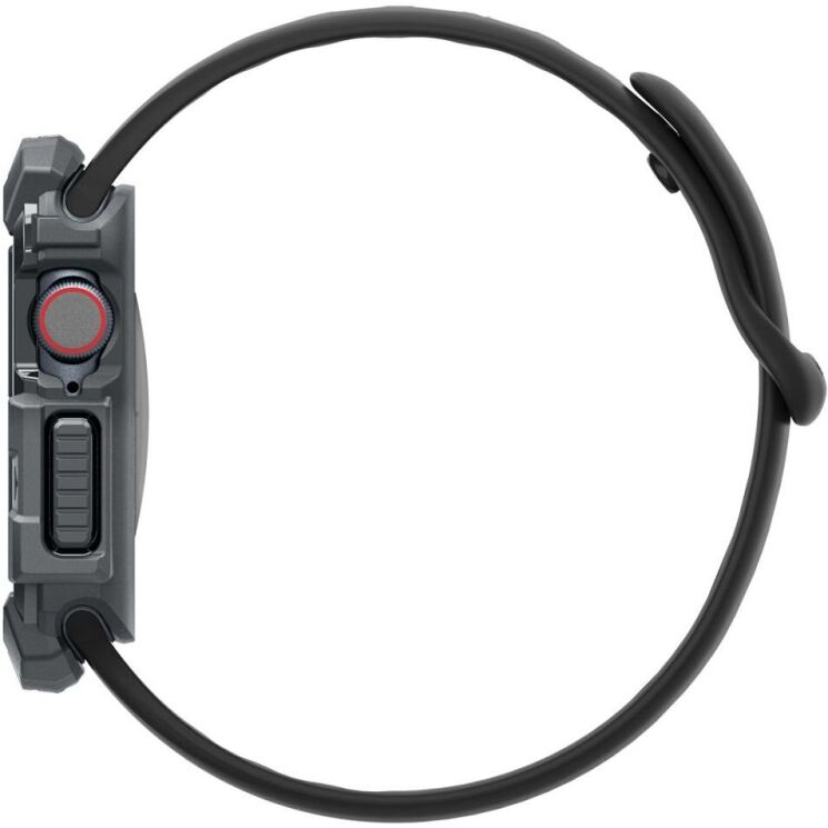 Защитный чехол Spigen (SGP) Rugged Armor (FW) для Apple Watch 10 46 mm (ACS08598) - Dark Grey: фото 8 из 15