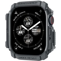 Защитный чехол Spigen (SGP) Rugged Armor (FW) для Apple Watch 10 46 mm (ACS08598) - Dark Grey: фото 1 из 15