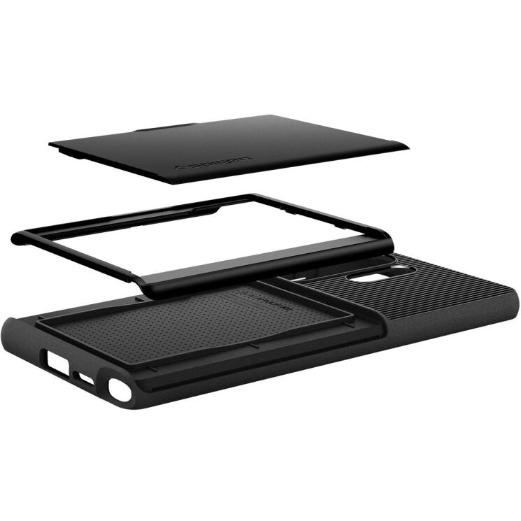 Защитный чехол Spigen (SGP) Slim Armor CS для Samsung Galaxy S25 Ultra (S938) ACS08967 - Black: фото 6 из 16