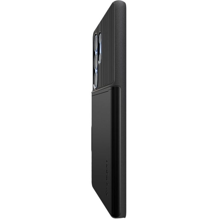 Защитный чехол Spigen (SGP) Slim Armor CS для Samsung Galaxy S25 Ultra (S938) ACS08967 - Black: фото 8 из 16