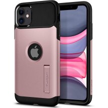 Защитный чехол Spigen (SGP) Slim Armor для Apple iPhone 11 - Rose Gold: фото 1 из 6