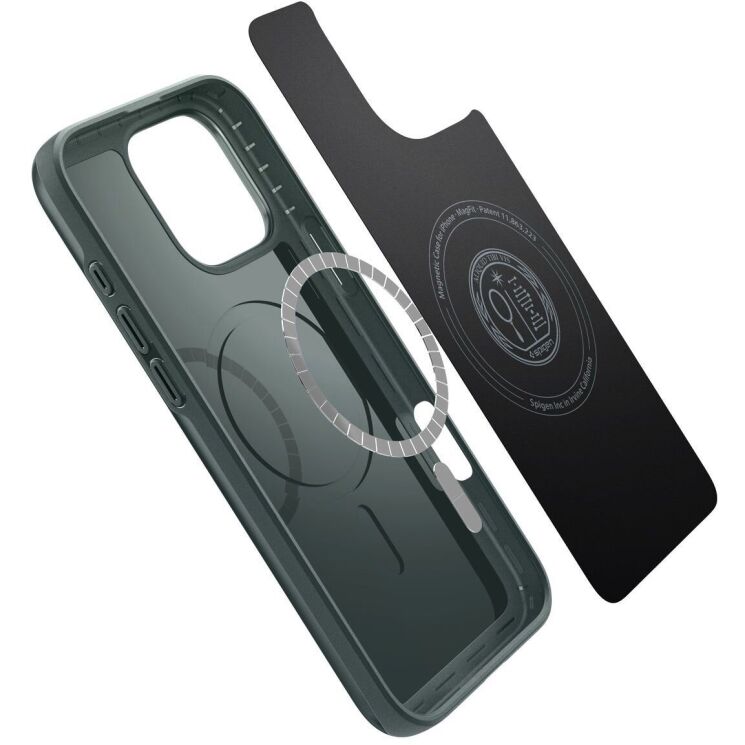 Захисний чохол Spigen (SGP) Thin Fit (MagFit) для Apple iPhone 16 Pro Max - Abyss Green: фото 6 з 15