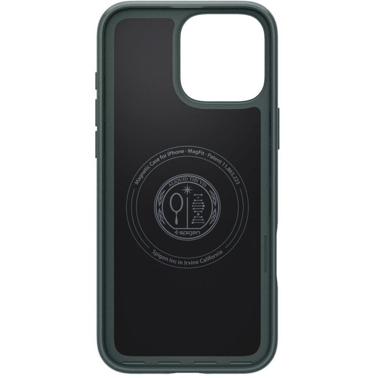 Захисний чохол Spigen (SGP) Thin Fit (MagFit) для Apple iPhone 16 Pro Max - Abyss Green: фото 5 з 15
