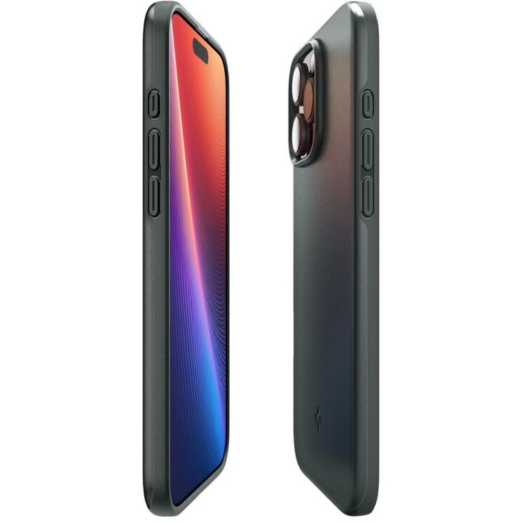 Захисний чохол Spigen (SGP) Thin Fit (MagFit) для Apple iPhone 16 Pro Max - Abyss Green: фото 3 з 15