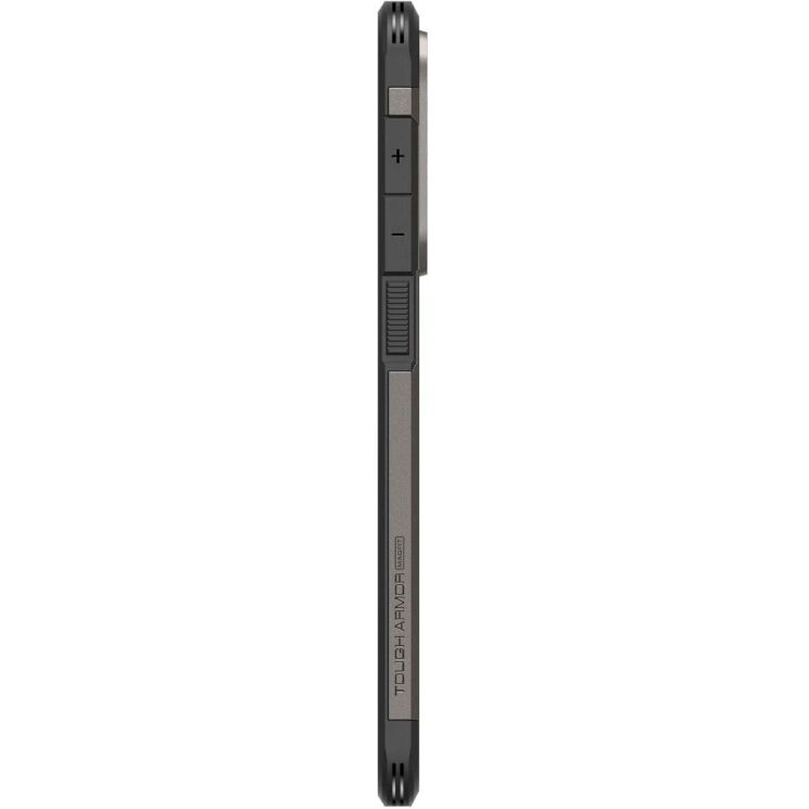 Защитный чехол Spigen (SGP) Tough Armor (MagFit) для Samsung Galaxy S25 Edge (S937) ACS09423 - Gunmetal: фото 16 из 23