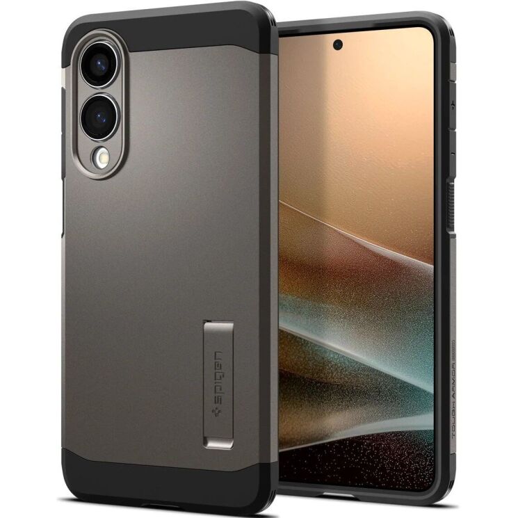 Защитный чехол Spigen (SGP) Tough Armor (MagFit) для Samsung Galaxy S25 Edge (S937) ACS09423 - Gunmetal: фото 2 из 23