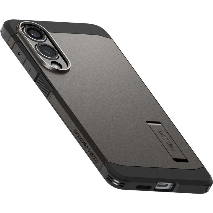 Защитный чехол Spigen (SGP) Tough Armor (MagFit) для Samsung Galaxy S25 Edge (S937) ACS09423 - Gunmetal: фото 11 из 23