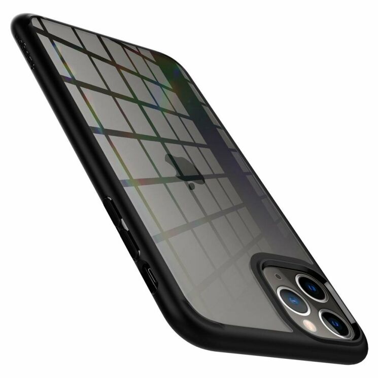 Захисний чохол Spigen (SGP) Ultra Hybrid для iPhone 11 Pro Max - Matte Black: фото 4 з 8