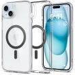 Захисний чохол Spigen (SGP) Ultra Hybrid (MagFit) для Apple iPhone 15 - Carbon Fiber (339913CF)