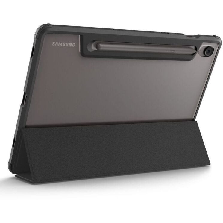 Захисний чохол Spigen (SGP) Ultra Hybrid Pro для Samsung Galaxy Tab S9 / Tab S9 FE / Tab S10 FE (X710/716/X510/516/X520/526) ACS09498 - Black: фото 5 з 17