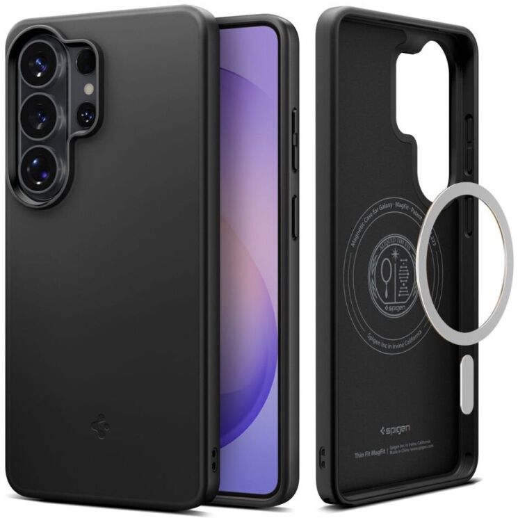 Захисний чохол Spigen Thin Fit (MagFit) для Samsung Galaxy S26 Ultra (S948) ACS11394 - Black: фото 1 з 15