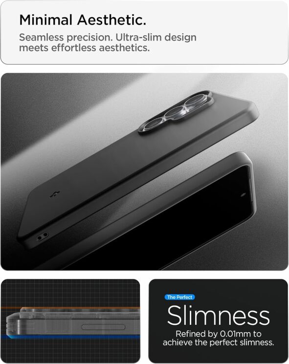 Захисний чохол Spigen Thin Fit (MagFit) для Samsung Galaxy S26 Ultra (S948) ACS11394 - Black: фото 11 з 15