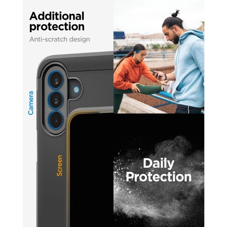 Защитный чехол Spigen Tough Armor для Samsung Galaxy A37 (A376) ACS11131 - Black: фото 13 из 14