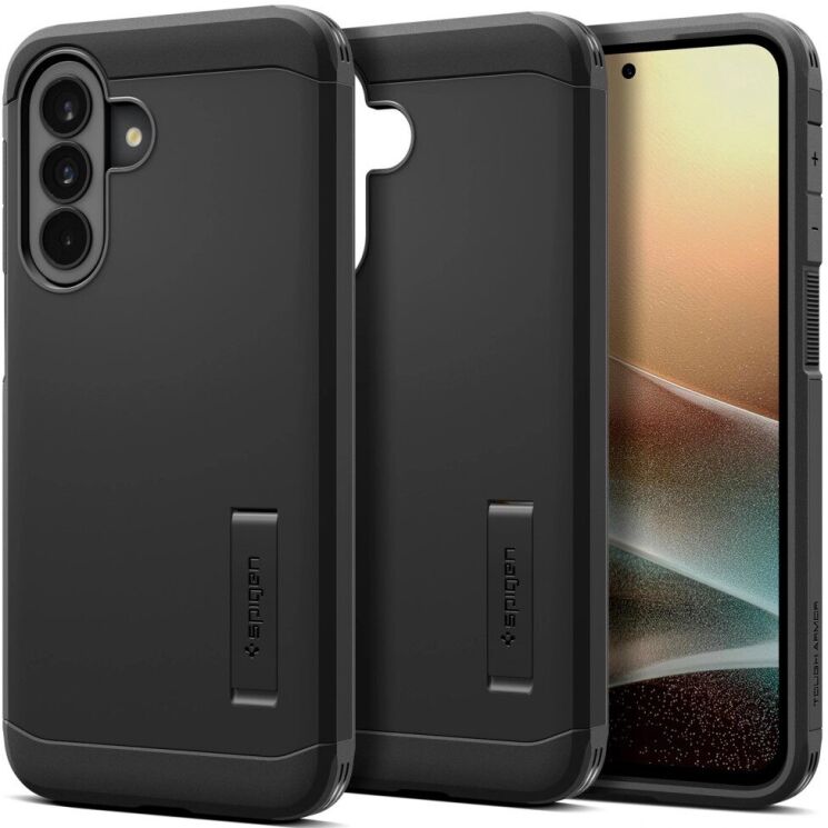 Защитный чехол Spigen Tough Armor для Samsung Galaxy A37 (A376) ACS11131 - Black: фото 1 из 14