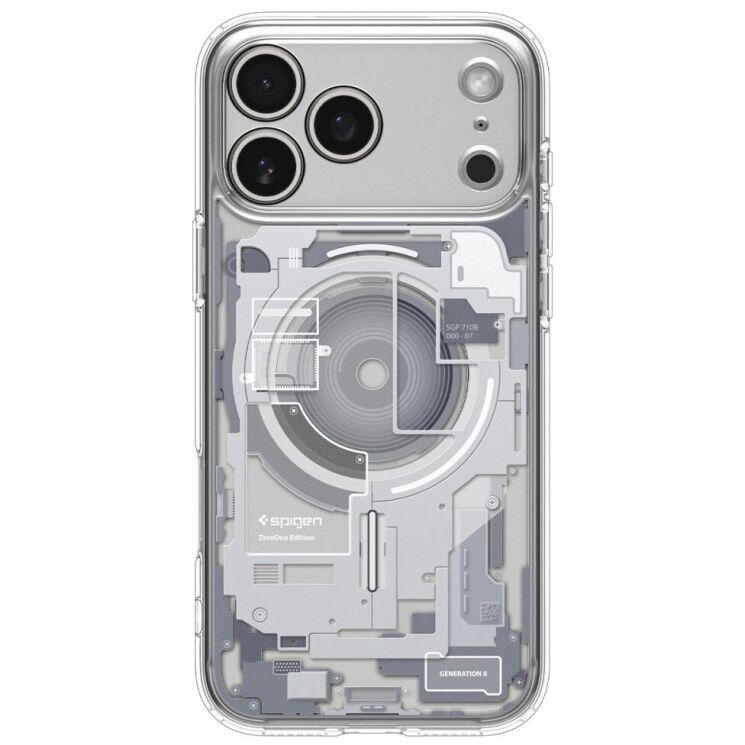 Защитный чехол Spigen Ultra Hybrid Zero One (MagFit) для iPhone 18 Pro Max (ACS12126) - White (440312W) Защитный чехол Spigen Ultra Hybrid Zero One (MagFit) для iPhone 18 Pro Max (ACS12126) - White: фото 3 из 12