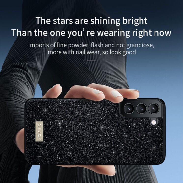 Защитный чехол SULADA Dazzling Glittery для Samsung Galaxy S22 - Purple: фото 6 из 7