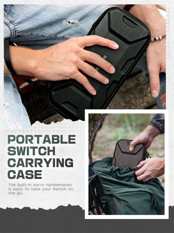 Захисний чохол Supcase Carrying Plus для Nintendo Switch 2 (843439157521) - Black: фото 5 з 6