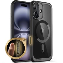 Защитный чехол Supcase UB Mag Slim Clear MagSafe для Apple iPhone 16 (843439150324) - Black: фото 1 из 11