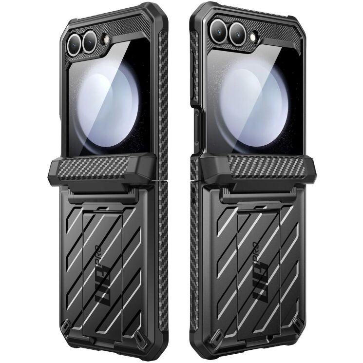 Защитный чехол Supcase Unicorn Beetle Pro Rugged Case with Belt Clip для Samsung Galaxy Flip 6 (843439147140) - Black: фото 3 из 13