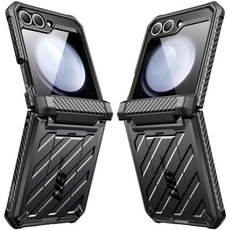 Защитный чехол Supcase Unicorn Beetle Pro Rugged Case with Belt Clip для Samsung Galaxy Flip 6 (843439147140) - Black: фото 4 из 13