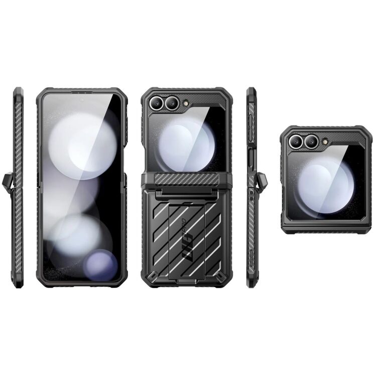 Защитный чехол Supcase Unicorn Beetle Pro Rugged Case with Belt Clip для Samsung Galaxy Flip 6 (843439147140) - Black: фото 6 из 13