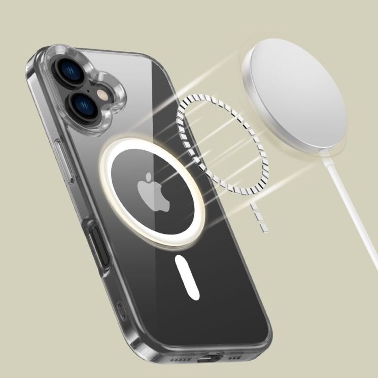 Защитный чехол Tech-Protect FlexAir Hybrid MagSafe для Apple iPhone 16 - Clear: фото 5 из 5