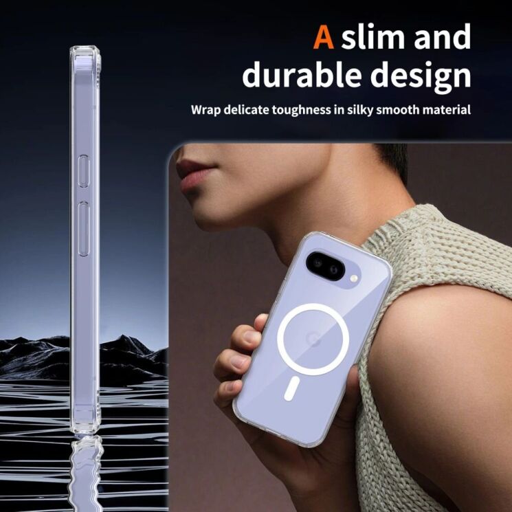 Защитный чехол Tech-Protect FlexAir Hybrid MagSafe для Google Pixel 10a - Clear: фото 6 из 6