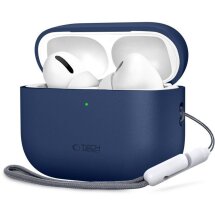 Защитный чехол Tech-Protect Silicone Case для AirPods Pro 3 - Navy Blue: фото 1 из 7