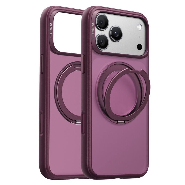 Захисний чохол TORRAS Ostand O1 Guardian (with MagSafe) для Apple iPhone 18 Pro Max - Purple (423810V) Захисний чохол TORRAS Ostand O1 Guardian (with MagSafe) для Apple iPhone 18 Pro Max - Purple: фото 1 з 6