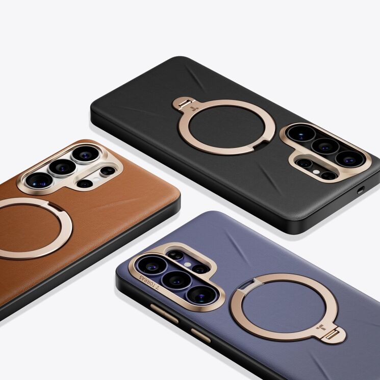 Защитный чехол TORRAS Ostand Q3 VegSkin (with MagSafe) для Samsung Galaxy S26 Ultra - Black: фото 3 из 10