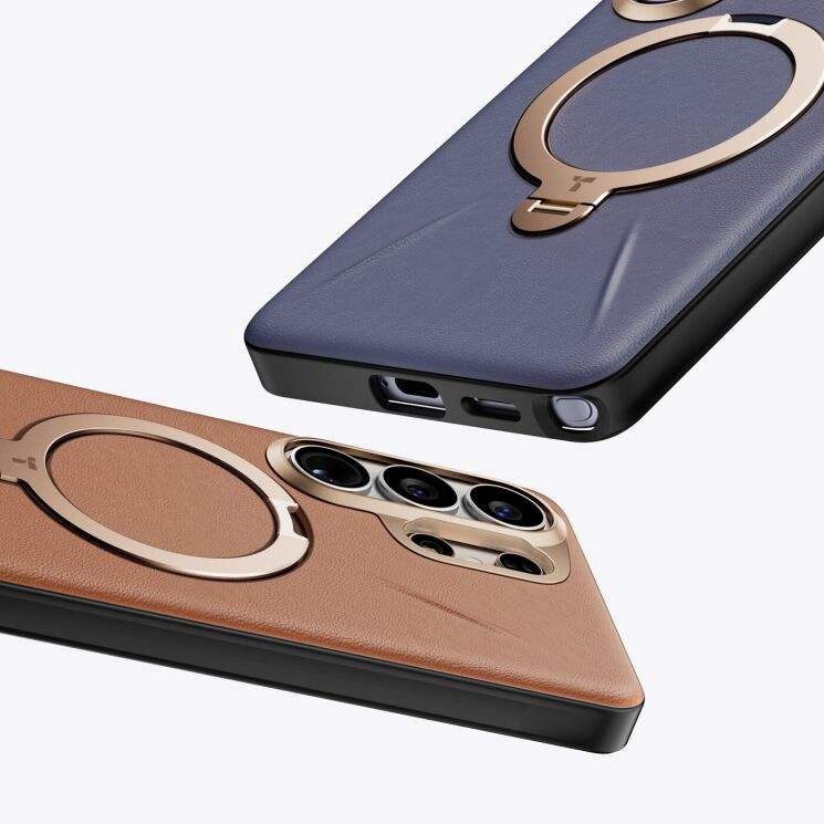 Защитный чехол TORRAS Ostand Q3 VegSkin (with MagSafe) для Samsung Galaxy S26 Ultra - Black: фото 5 из 10