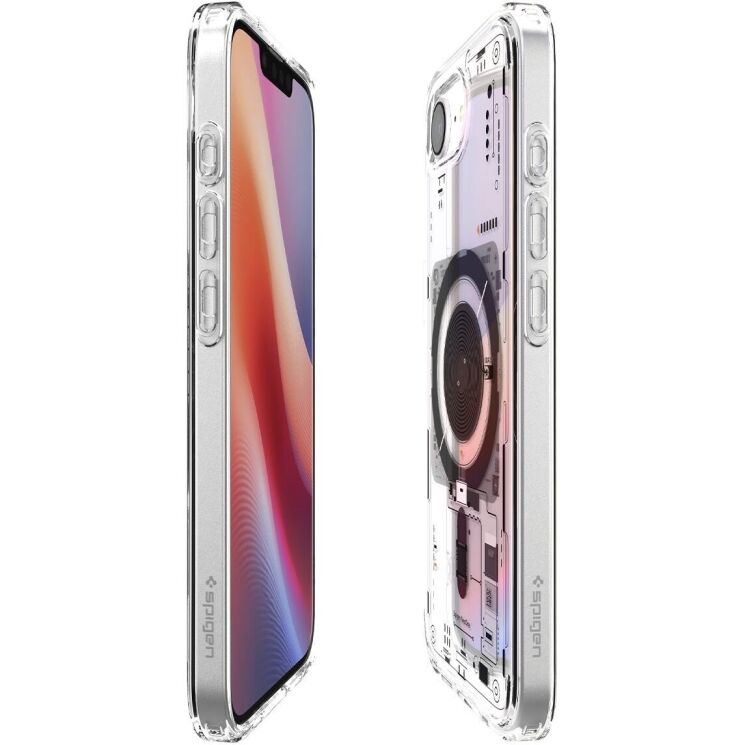 Защитный чехол Ultra Hybrid Neo One (MagFit) для Apple iPhone 16e (ACS09143) - Clear: фото 7 из 15