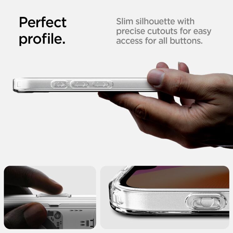 Защитный чехол Ultra Hybrid Neo One (MagFit) для Apple iPhone 16e (ACS09143) - Clear: фото 14 из 15