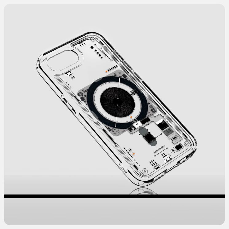 Защитный чехол Ultra Hybrid Neo One (MagFit) для Apple iPhone 16e (ACS09143) - Clear: фото 15 из 15