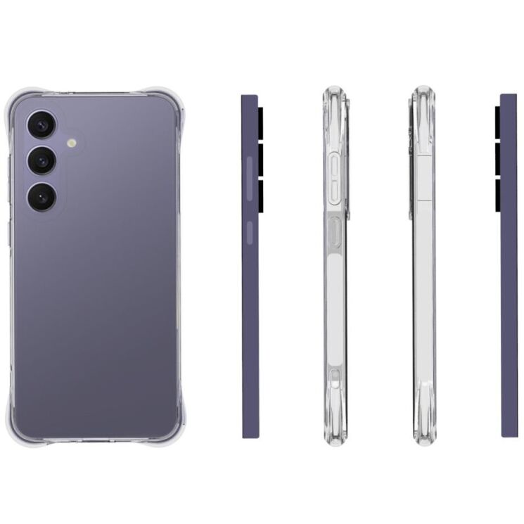 Защитный чехол UniCase AirBag для Samsung Galaxy S24 FE (S721) - Transparent: фото 5 из 5
